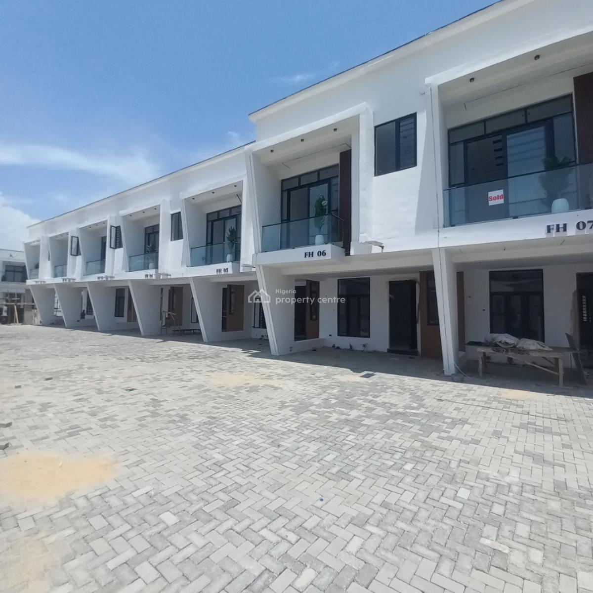 Luxury 3 Bedroom Terrace Duplex with Bq, Ikota, Lekki, Lagos, Terraced Duplex for Sale