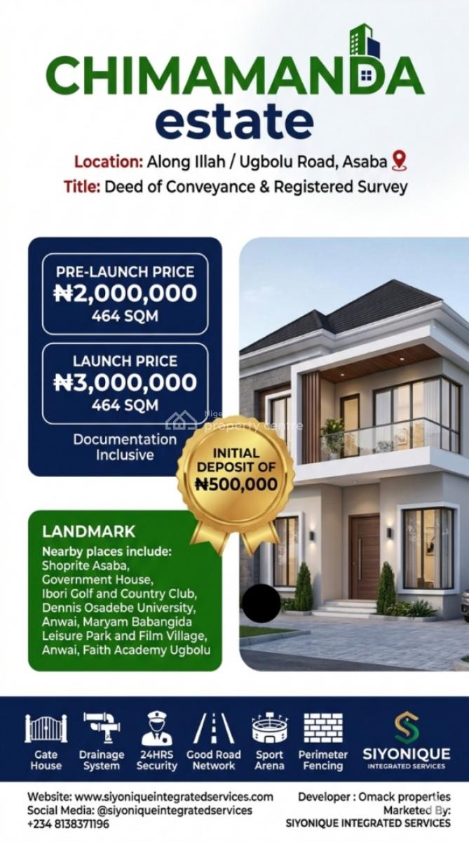 Secure Your Slice of Legacy -- a Land Investment Built to Appreciate, Illah / Ugbolu Road, Asaba, Delta, Mixed-use Land for Sale