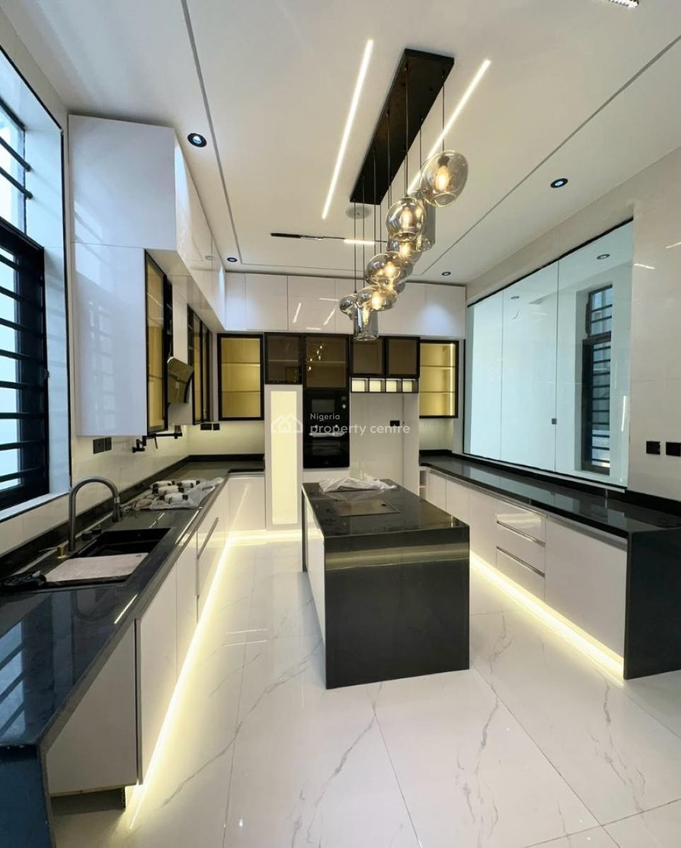 Stunning 5 Bedroom Detached Duplex with Swimming Pool and Bq, Chevron, Lekki, Lagos, Detached Duplex for Sale