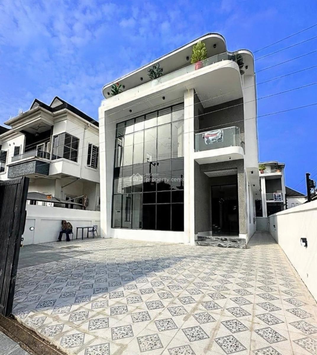 Stunning 5 Bedroom Detached Duplex with Swimming Pool and Bq, Chevron, Lekki, Lagos, Detached Duplex for Sale