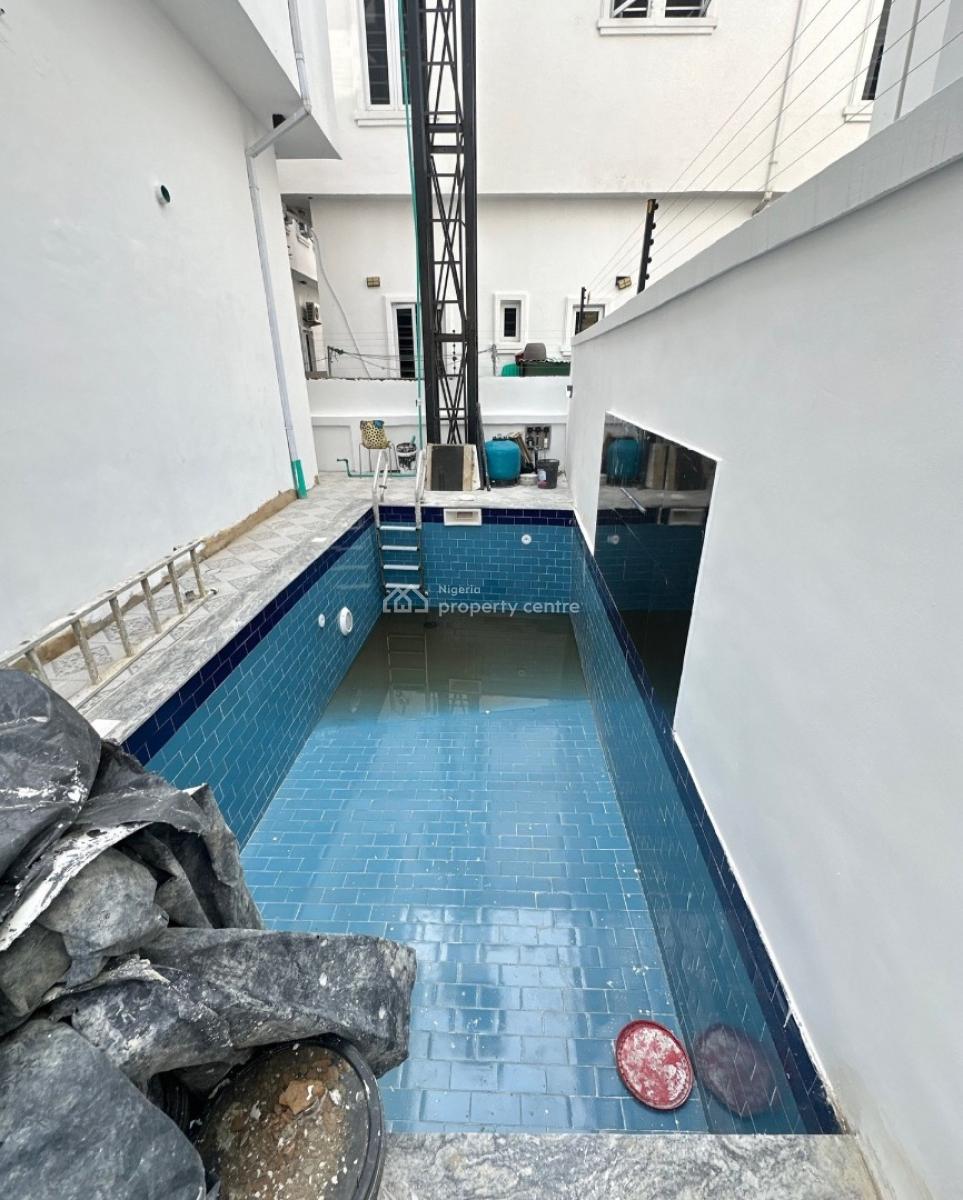 Stunning 5 Bedroom Detached Duplex with Swimming Pool and Bq, Chevron, Lekki, Lagos, Detached Duplex for Sale