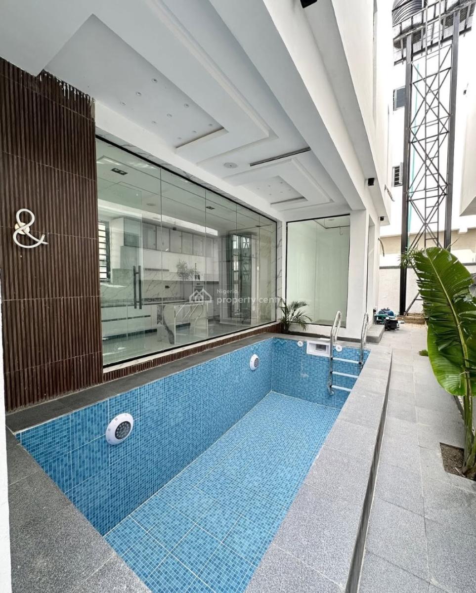 Stunning 5 Bedroom Detached Duplex with Swimming Pool and Bq, Chevron, Lekki, Lagos, Detached Duplex for Sale