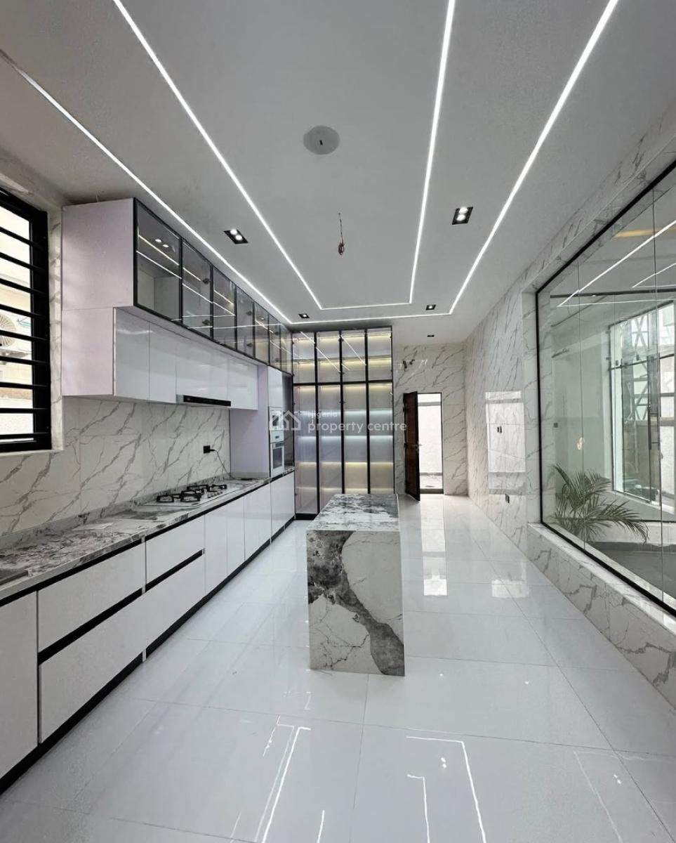 Stunning 5 Bedroom Detached Duplex with Swimming Pool and Bq, Chevron, Lekki, Lagos, Detached Duplex for Sale