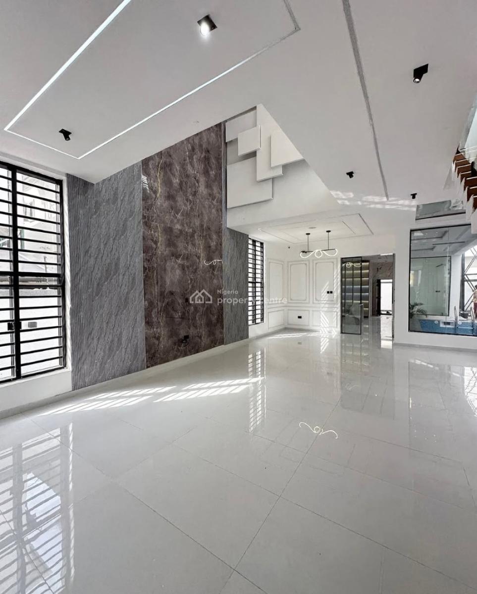 Stunning 5 Bedroom Detached Duplex with Swimming Pool and Bq, Chevron, Lekki, Lagos, Detached Duplex for Sale