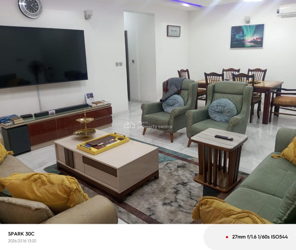 Fully Serviced and Furnished 3 Bedroom Apartment with Bq, Victoria Island (vi), Lagos, Flat / Apartment for Rent