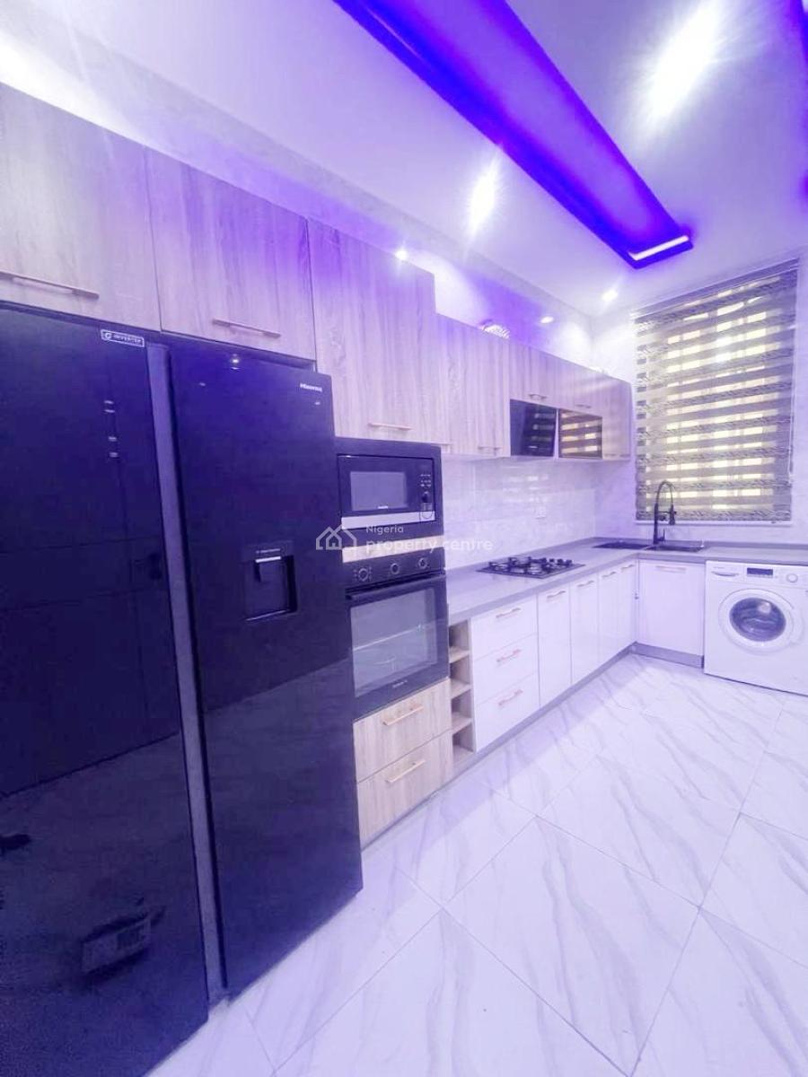 4 Bedroom Semi Detached Duplex Partially Furnished with 2 Bedroom Bq, Adeniyi Jones, Ikeja, Lagos, Semi-detached Duplex for Rent