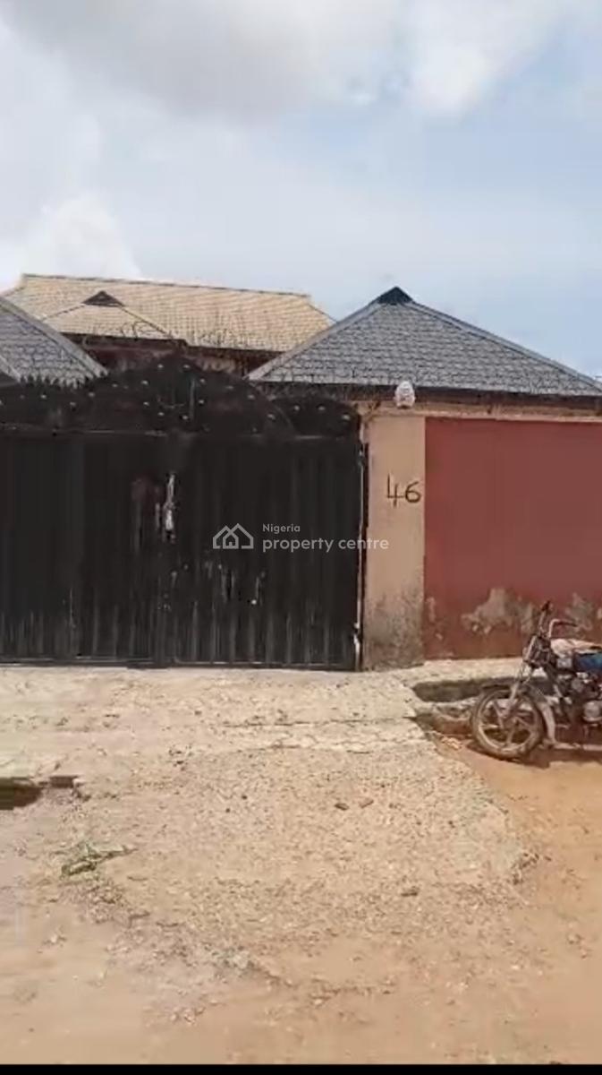 2 Bedroom Flat + 1 Mini Flat on More Than a Quarter Plot of Land, Off Moshalashi Road, Egan, Igando, Ikotun, Lagos, Detached Bungalow for Sale
