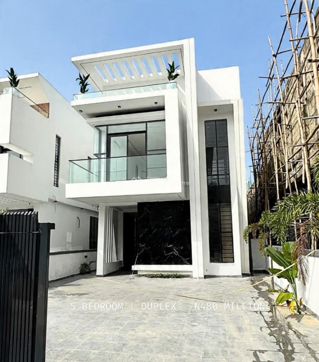 Stunning 5 Bedroom Detached Duplex with Swimming Pool and Bq, Chevron, Lekki, Lagos, Detached Duplex for Sale
