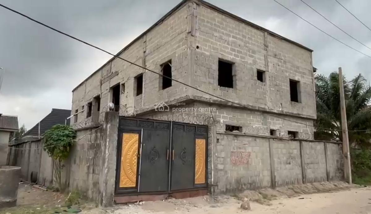 Carcass 4 Units of 2 Bedroom Apartment & Finished 2 Bedroom Bungalow, Bogije, Ibeju Lekki, Lagos, Flat / Apartment for Sale