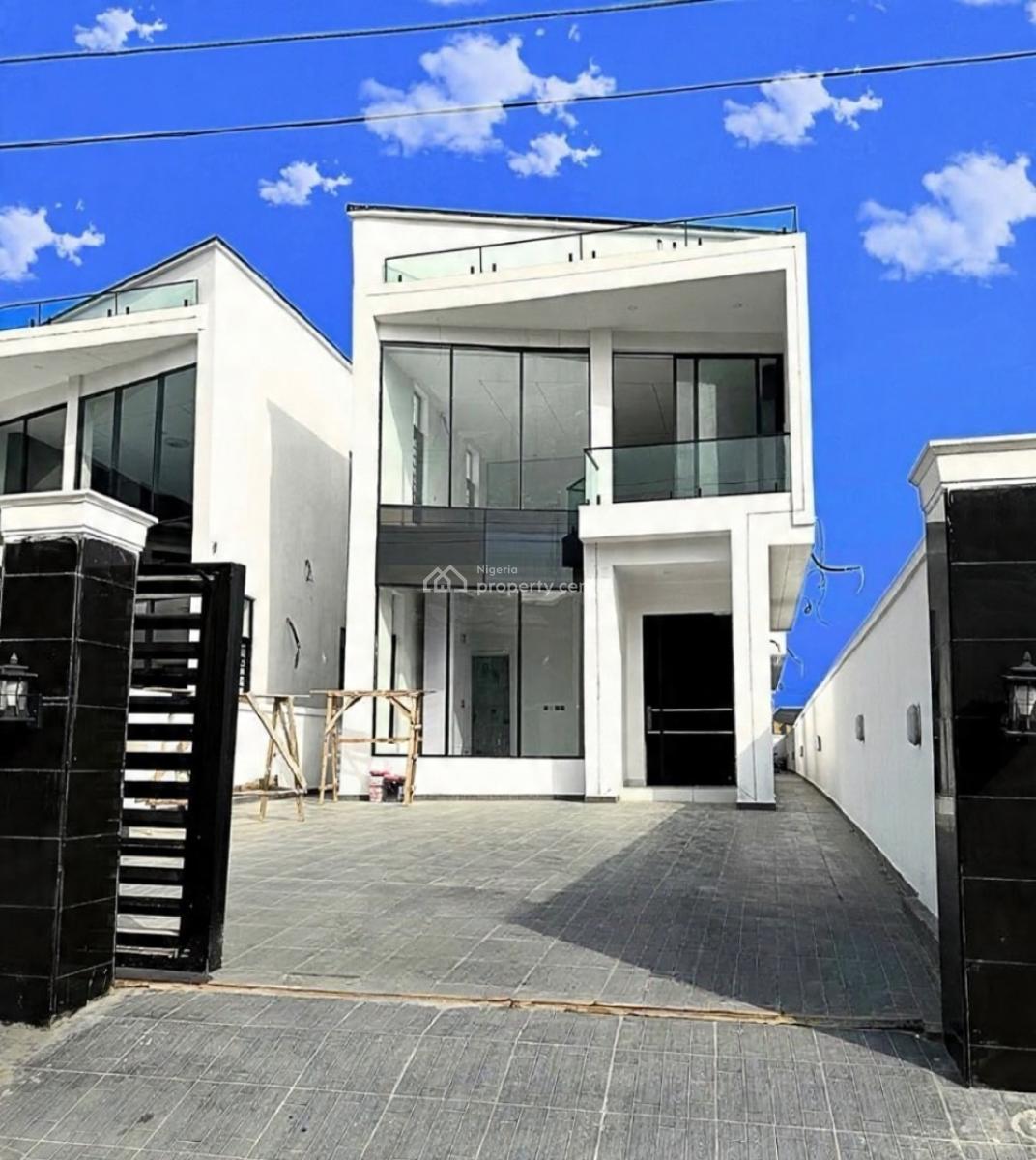 Stunning 5 Bedroom Detached Duplex with Swimming Pool and Bq, Chevron, Lekki, Lagos, Detached Duplex for Sale