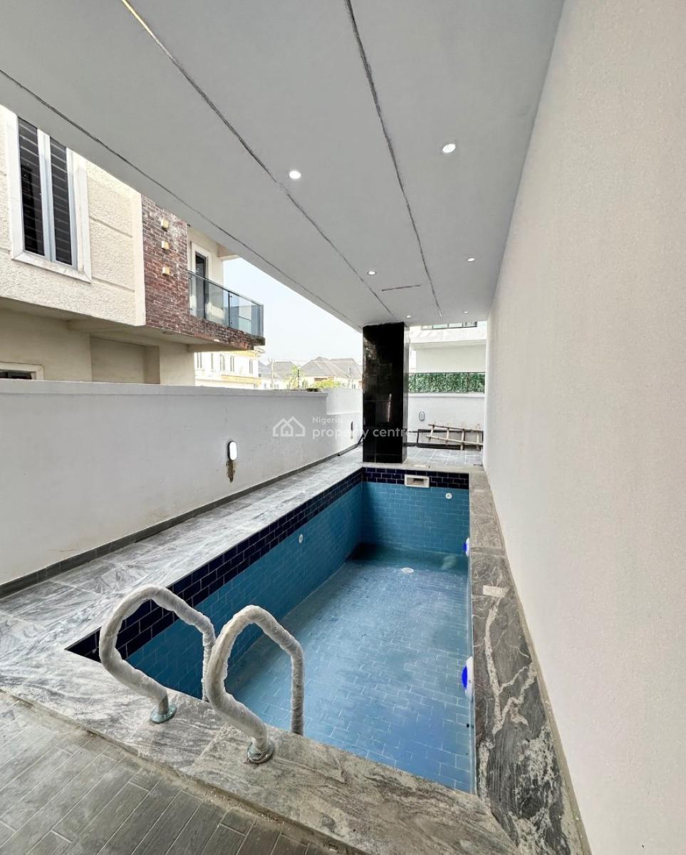 Stunning 5 Bedroom Detached Duplex with Swimming Pool and Bq, Chevron, Lekki, Lagos, Detached Duplex for Sale