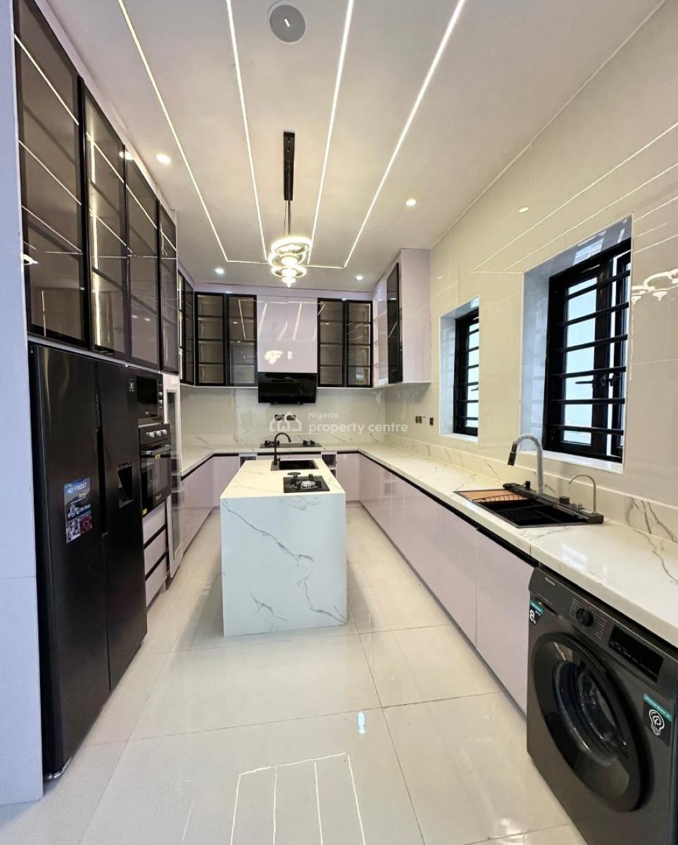 Stunning 5 Bedroom Detached Duplex with Swimming Pool and Bq, Chevron, Lekki, Lagos, Detached Duplex for Sale
