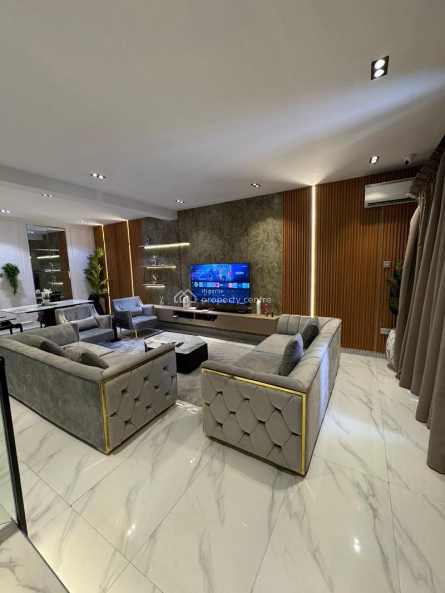 Fully Furnished 3 Bedroom Terrace Duplex + Bq & Swimming Pool, Banana Island, Ikoyi, Lagos, Terraced Duplex for Rent