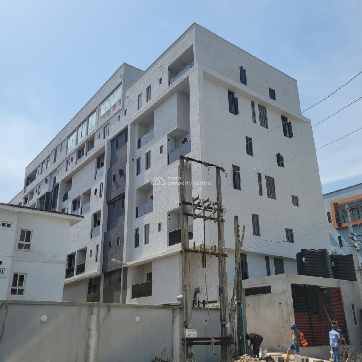 Enormous 2 Bedroom Apartment with an Elevator, Gym and Bq, Ikate, Lekki, Lagos, Flat / Apartment for Sale