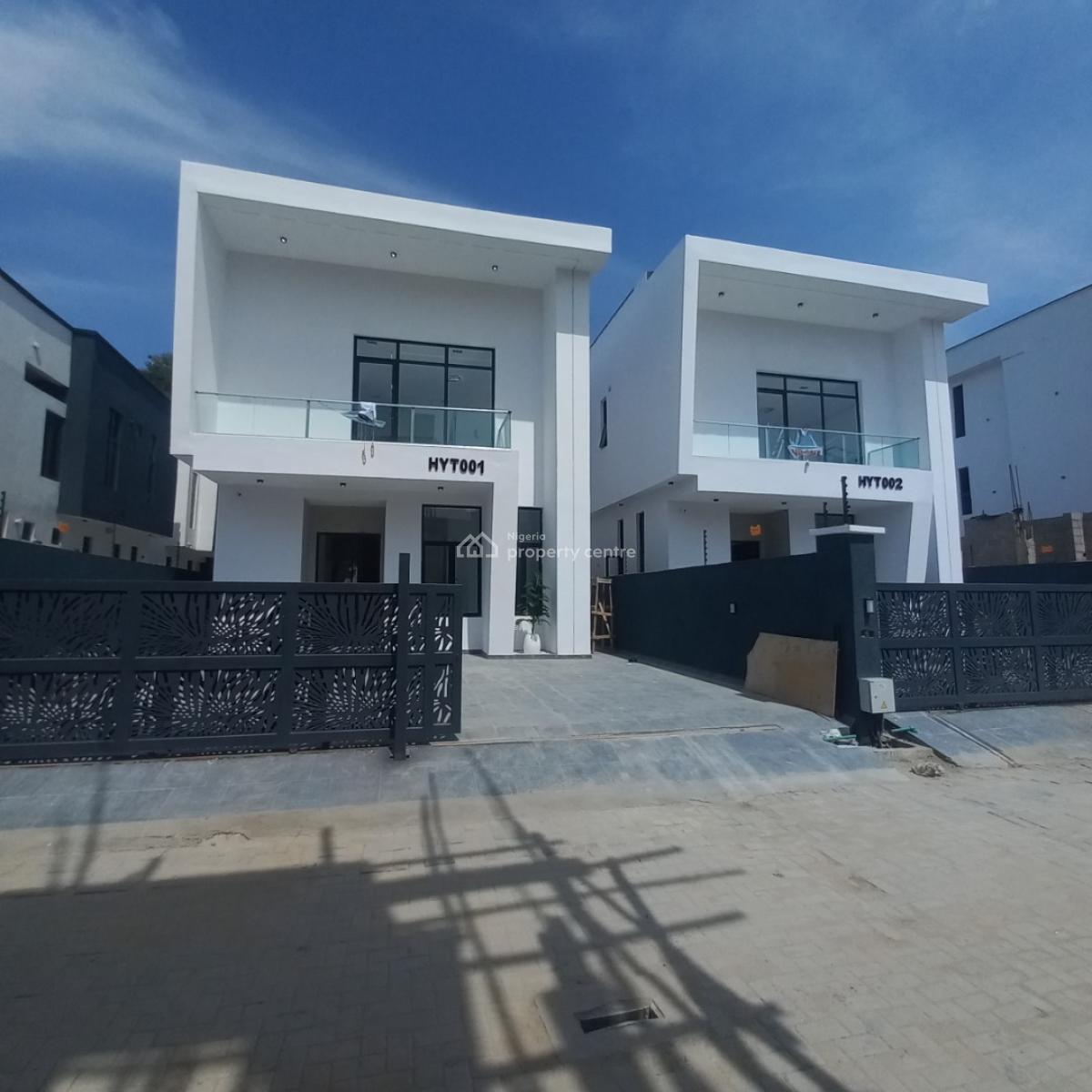 Exquisite 5 Bedroom Detached Duplex with Swimming Pool, Bq, Chevron Toll Gate, Chevron Axis, Lekki, Lagos, Detached Duplex for Sale