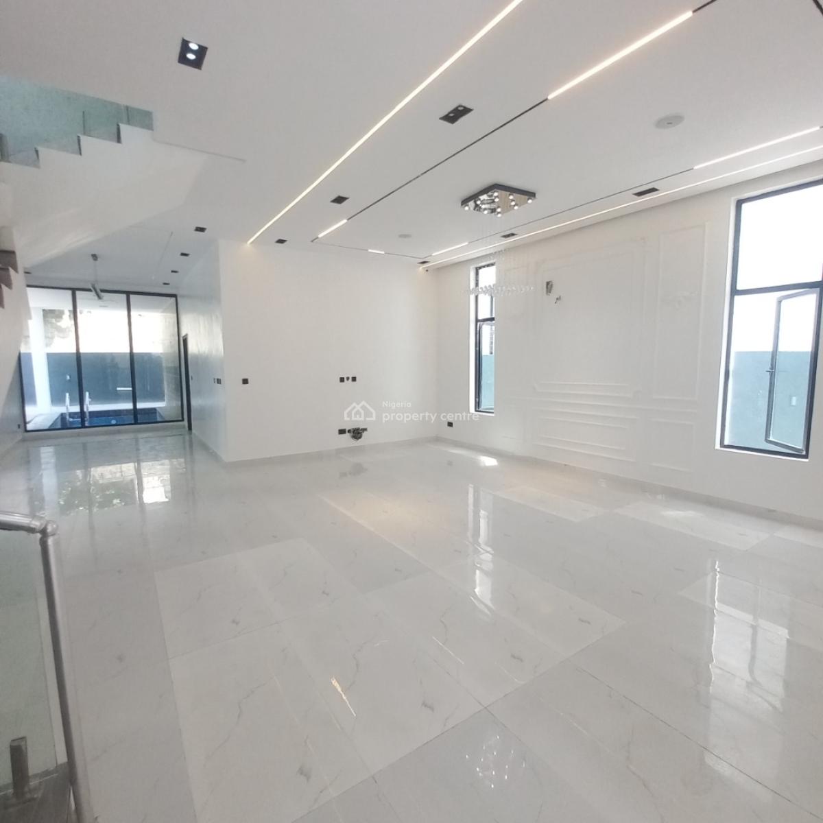 Exquisite 5 Bedroom Detached Duplex with Swimming Pool, Bq, Chevron Toll Gate, Chevron Axis, Lekki, Lagos, Detached Duplex for Sale