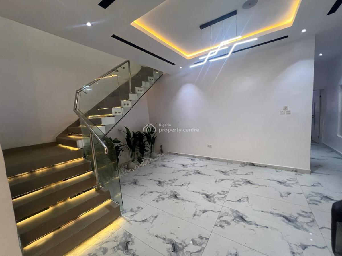 a Newly Built, Luxury 5 Bedroom Fully Detached Duplex, with 2 Room Bq, Chevron, Lekki, Lagos, Detached Duplex for Sale