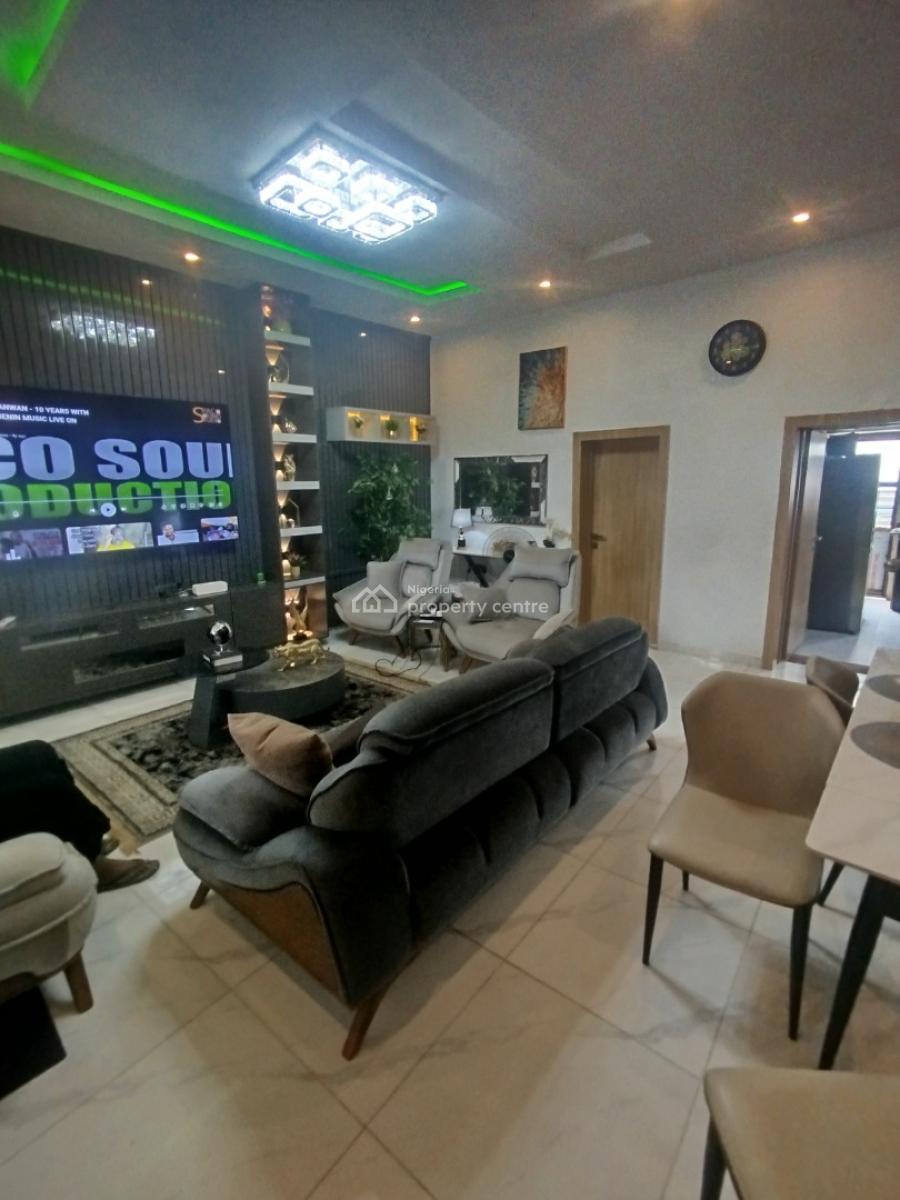 Fully Furnished 4 Bedroom Terrace Duplex Without Bq, Beside Pepperoni, General Paint,, Olokonla, Ajah, Lagos, Terraced Duplex for Sale