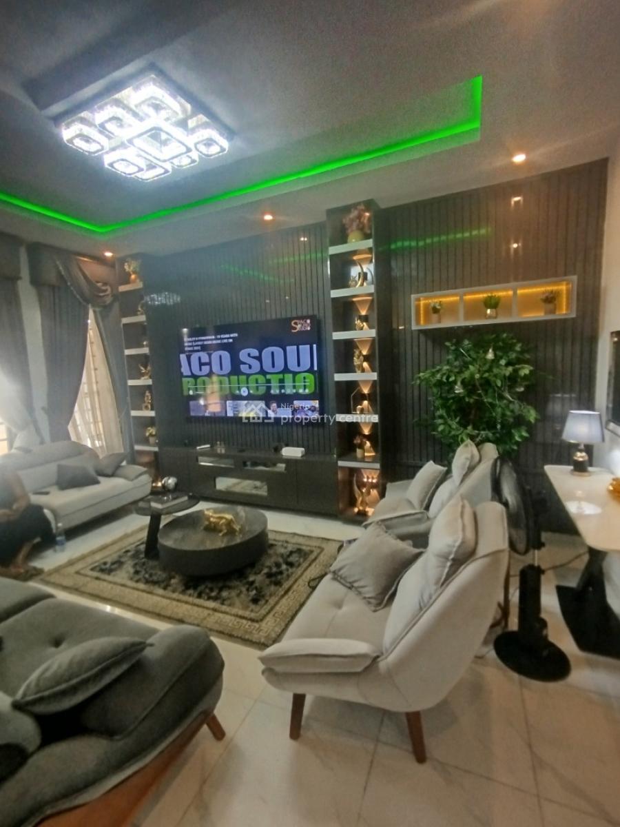 Fully Furnished 4 Bedroom Terrace Duplex Without Bq, Beside Pepperoni, General Paint,, Olokonla, Ajah, Lagos, Terraced Duplex for Sale