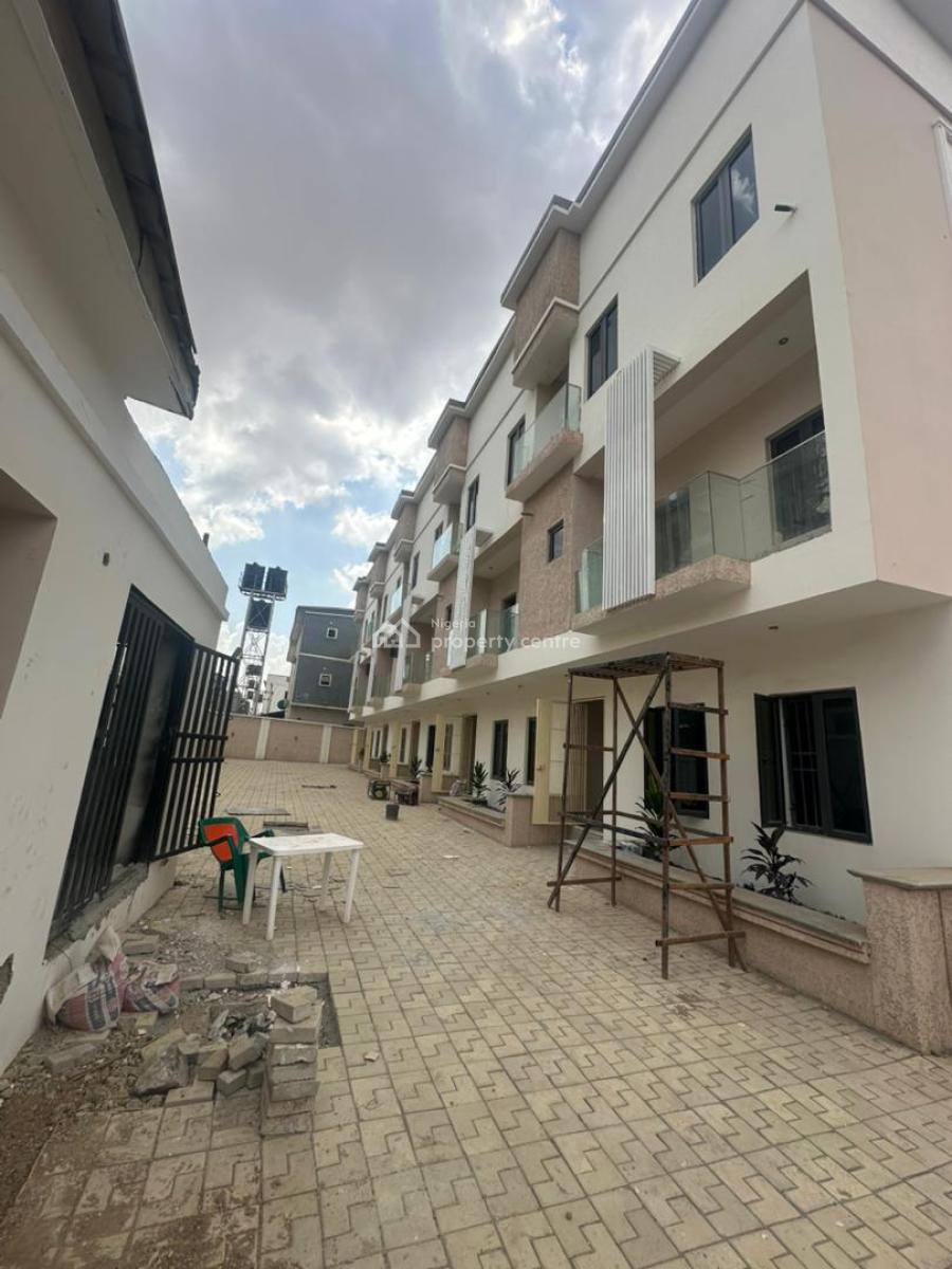 Brand New 4 Bedroom Spacious Terrace Duplex with Bq, Jahi, Abuja, Terraced Duplex for Sale
