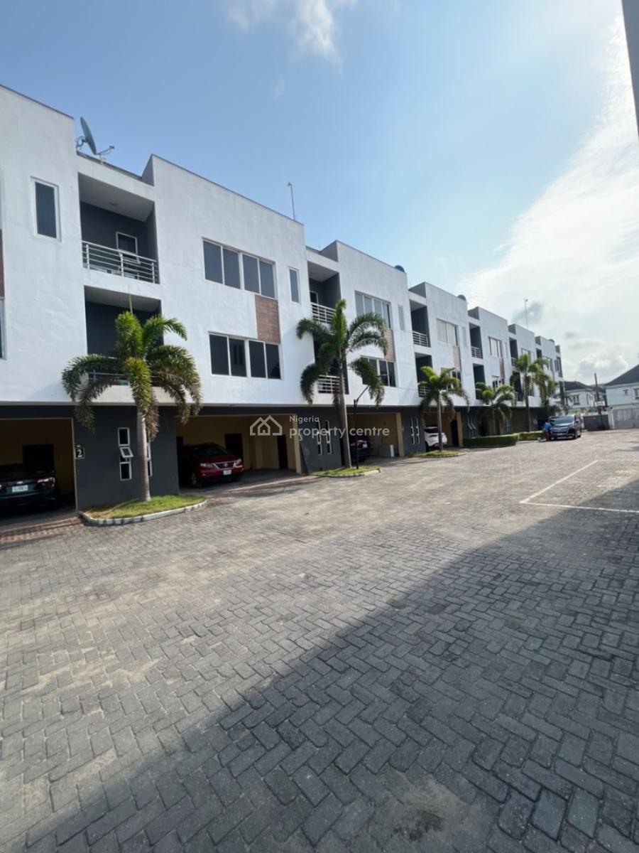 Furnished 3 Bedroom Terraced Duplex, Osapa, Lekki, Lagos, Terraced Duplex for Rent