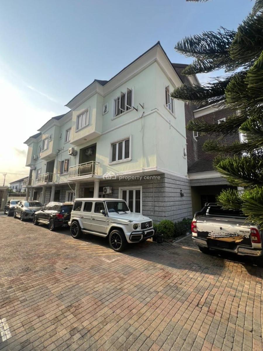 Furnished 4 Bedroom Terraced Duplex, Osapa, Lekki, Lagos, Terraced Duplex for Rent