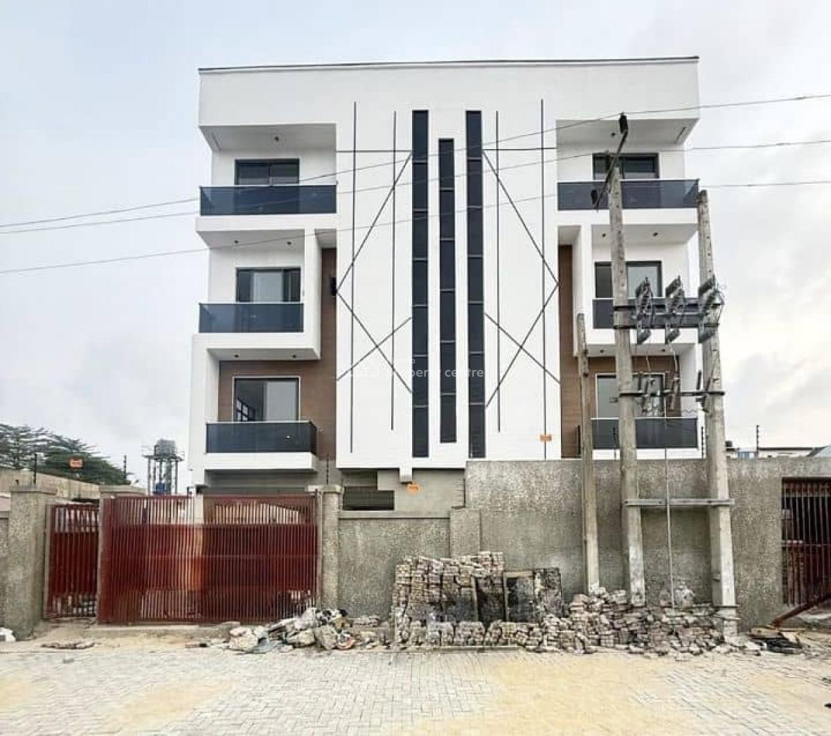 Spacious Newly Built 2 Bedroom Apartment, New Road Igbo -efon Before Chevron, Lekki, Lagos, Flat / Apartment for Rent
