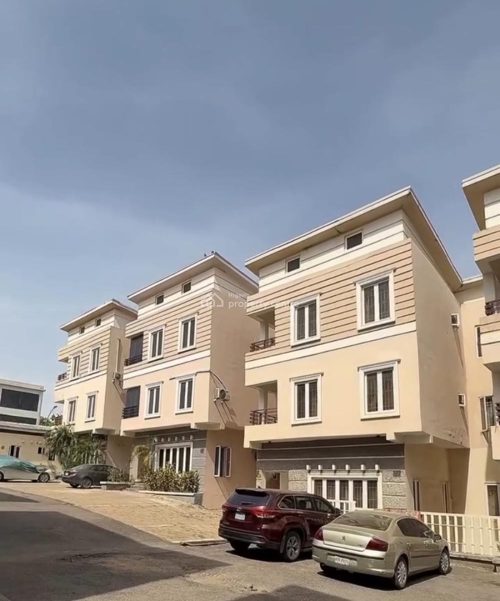 3-bedroom Terrace Duplex + 2-bedroom Basement, Guzape District, Abuja, Terraced Duplex for Sale