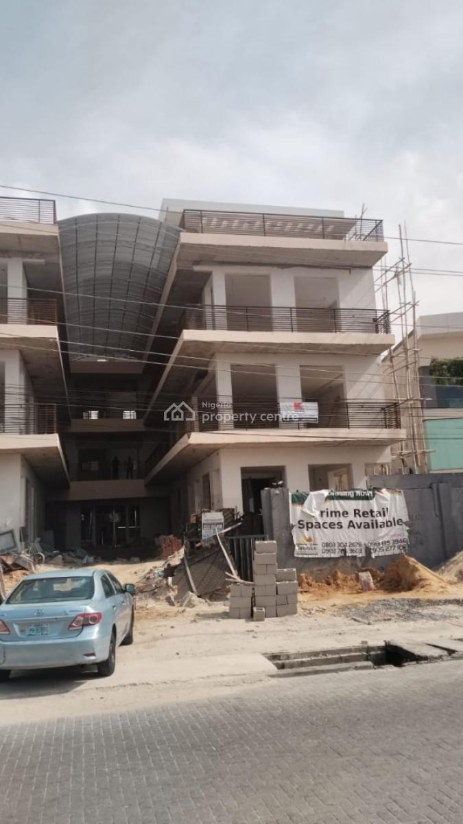 Magnificiently Built and Brand New Office Space, Show Rooms, and Shops, Fola Osibo Street, Lekki Phase 1, Lekki, Lagos, Commercial Property for Rent