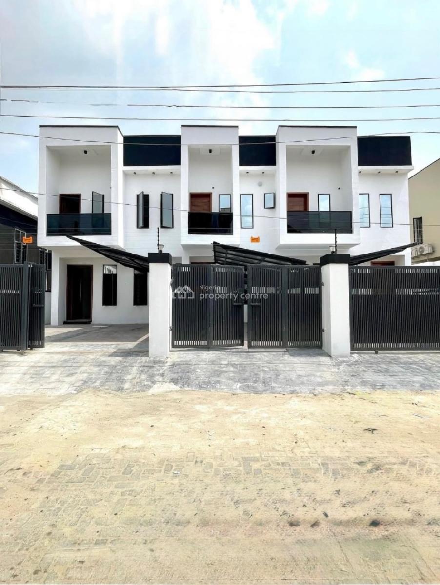 4 Bedroom Self Compound Terrace Duplex, Sangotedo, Ajah, Lagos, Terraced Duplex for Sale