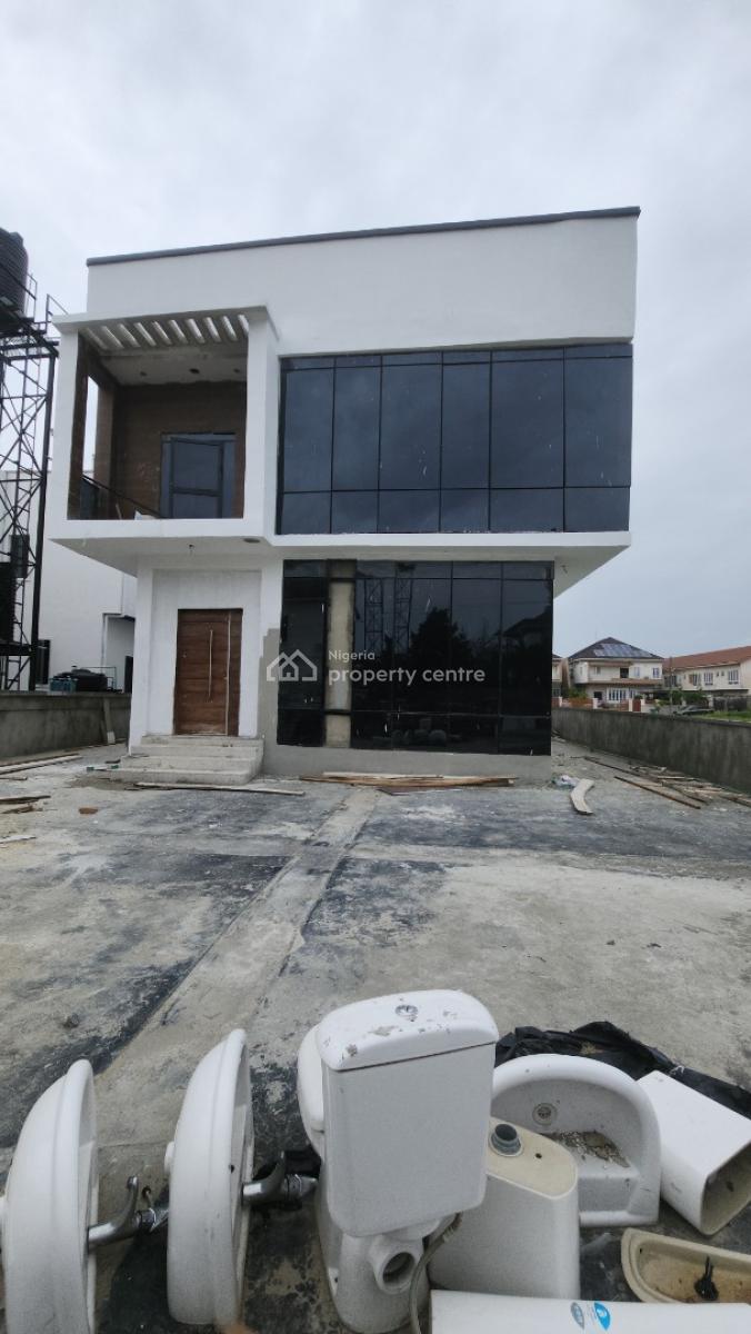 5 Bedroom Fully Detached House with Bq with Swimming in a Secure, Lakeview, Ikota, Lekki, Lagos, Detached Duplex for Rent
