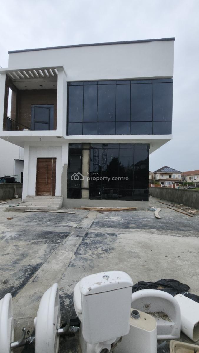 5 Bedroom Fully Detached House with Bq with Swimming in a Secure, Lakeview, Ikota, Lekki, Lagos, Detached Duplex for Rent