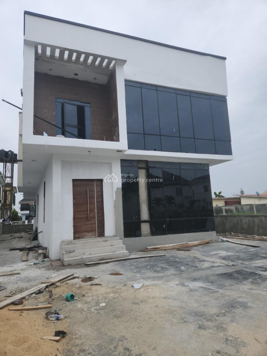 5 Bedroom Fully Detached House with Bq with Swimming in a Secure, Lakeview, Ikota, Lekki, Lagos, Detached Duplex for Rent