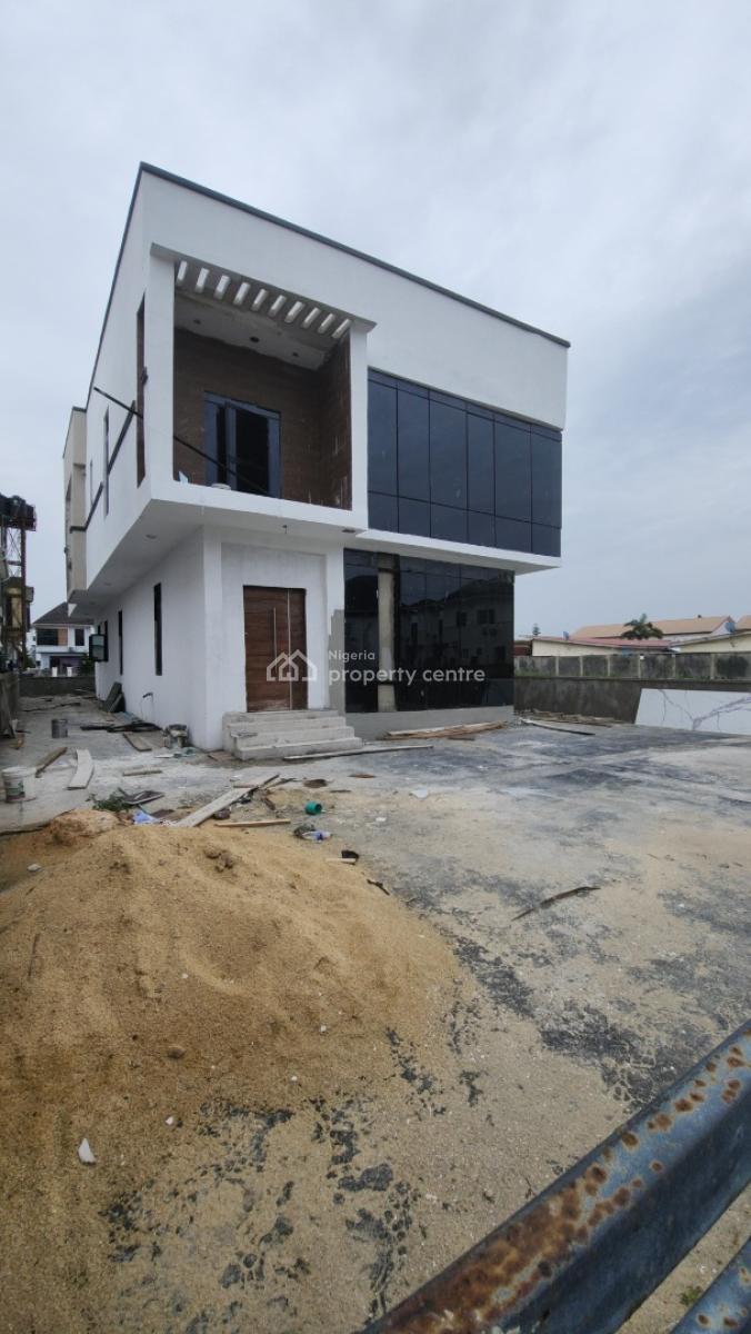 5 Bedroom Fully Detached House with Bq with Swimming in a Secure, Lakeview, Ikota, Lekki, Lagos, Detached Duplex for Rent