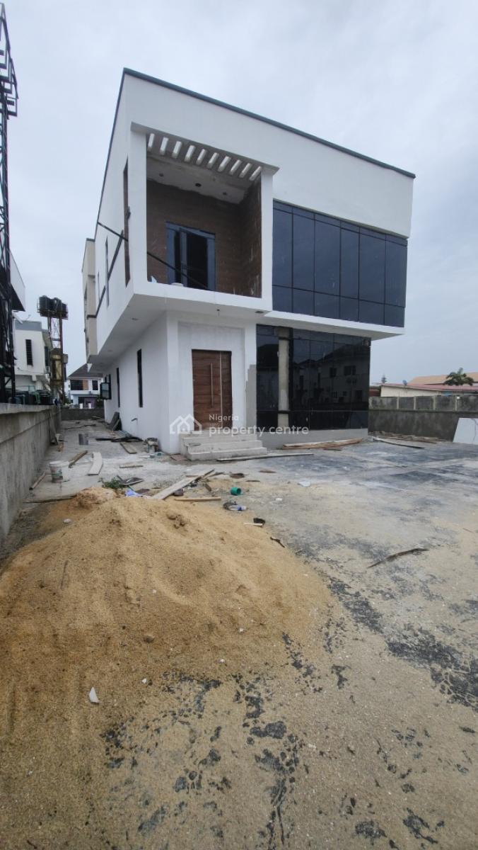 5 Bedroom Fully Detached House with Bq with Swimming in a Secure, Lakeview, Ikota, Lekki, Lagos, Detached Duplex for Rent