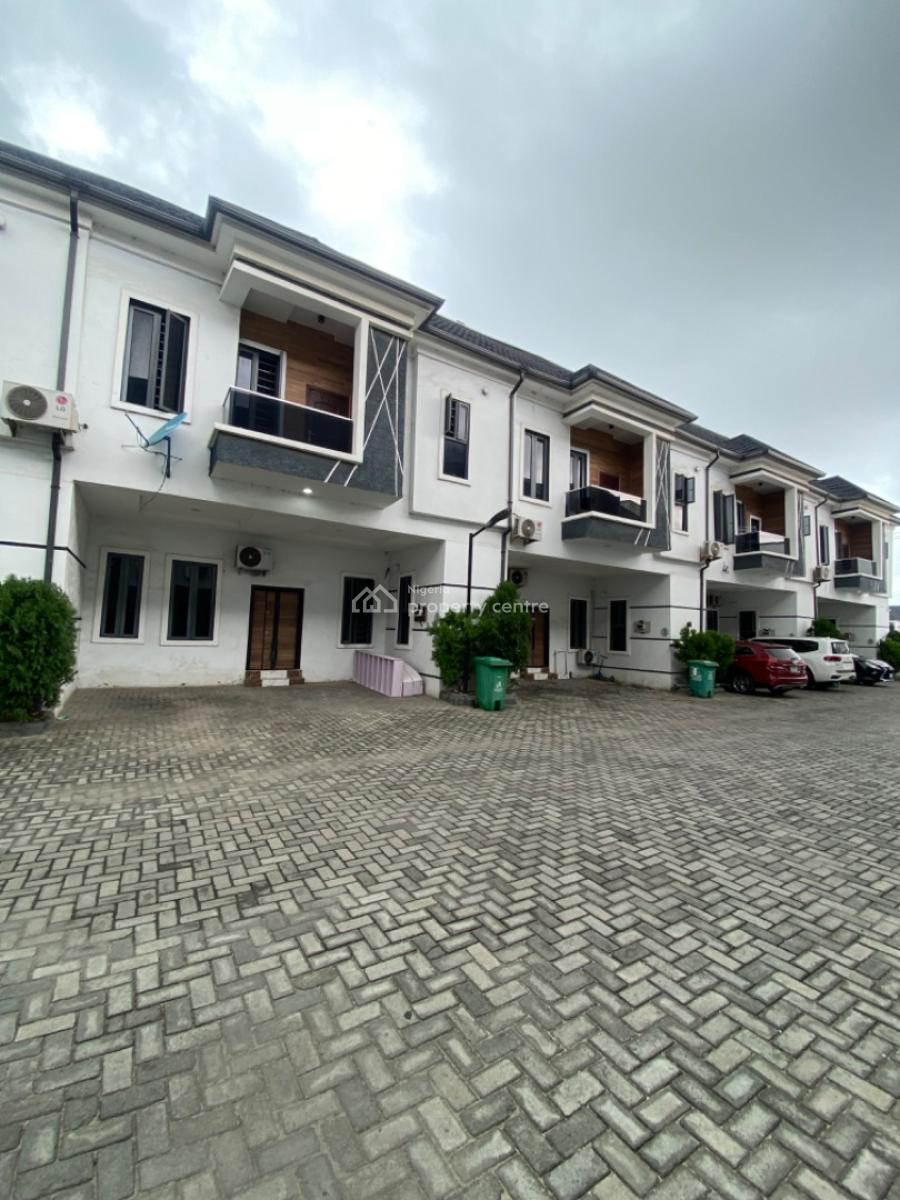 Fully Serviced 4 Bedrooms Terrace Duplex/not Furnished, Orchid Road, Lekki Phase 2, Lekki, Lagos, Terraced Duplex for Rent
