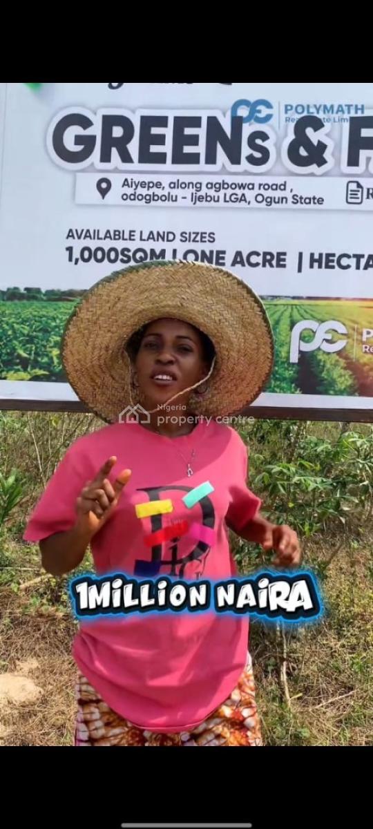 Land for Farming, Greens and Farms, Odogbolu, Ogun, Land for Sale