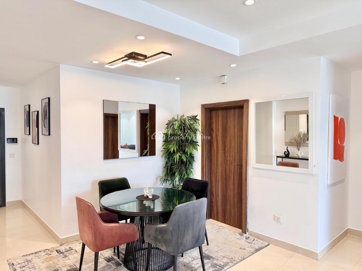 Sea View 2-bedroom Fully Furnished Apartment, Bluewater Residences / Sapphire Tower, Lekki Phase 1, Lekki, Lagos, Flat / Apartment for Rent