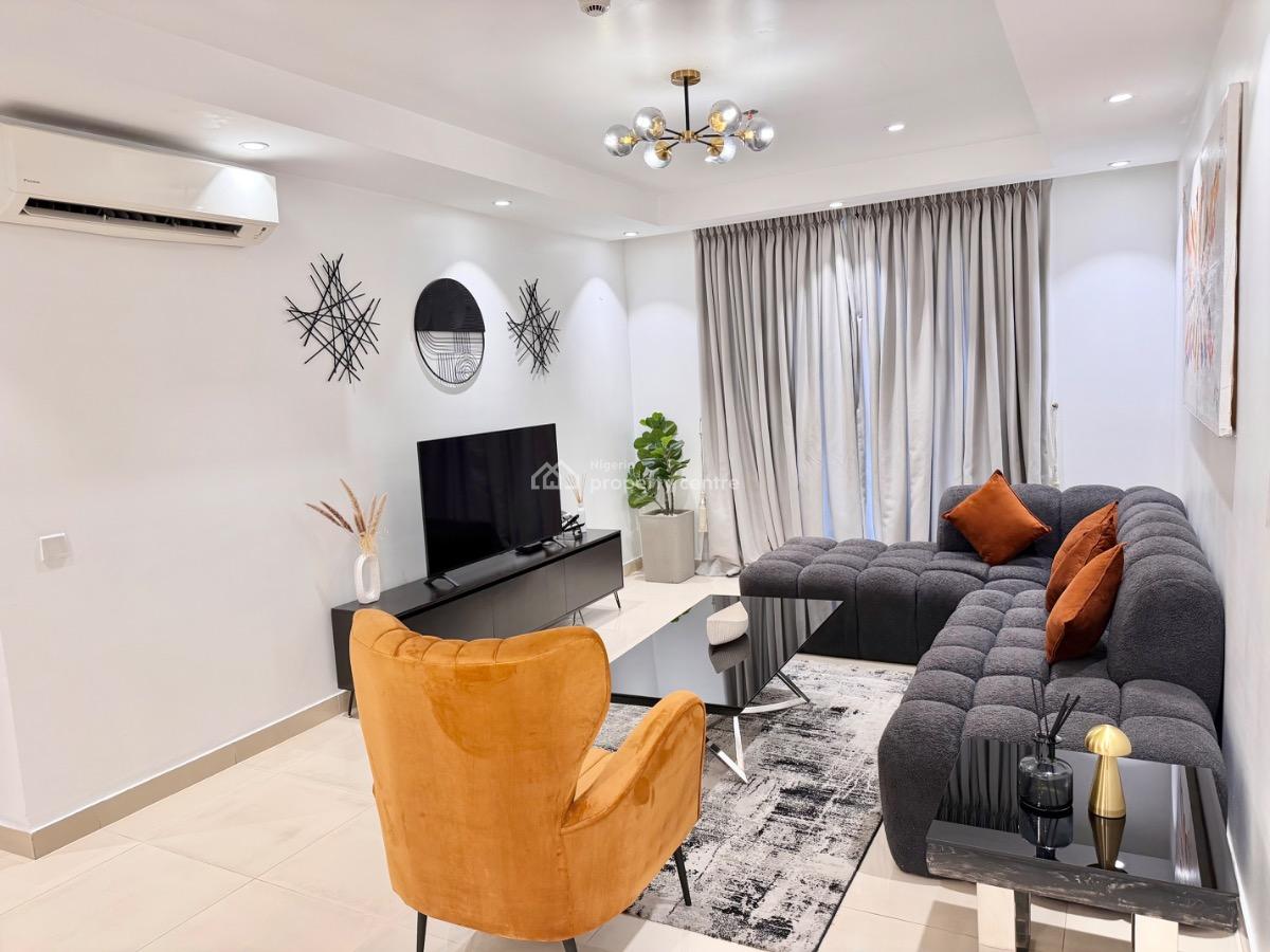 Sea View 2-bedroom Fully Furnished Apartment, Bluewater Residences / Sapphire Tower, Lekki Phase 1, Lekki, Lagos, Flat / Apartment for Rent