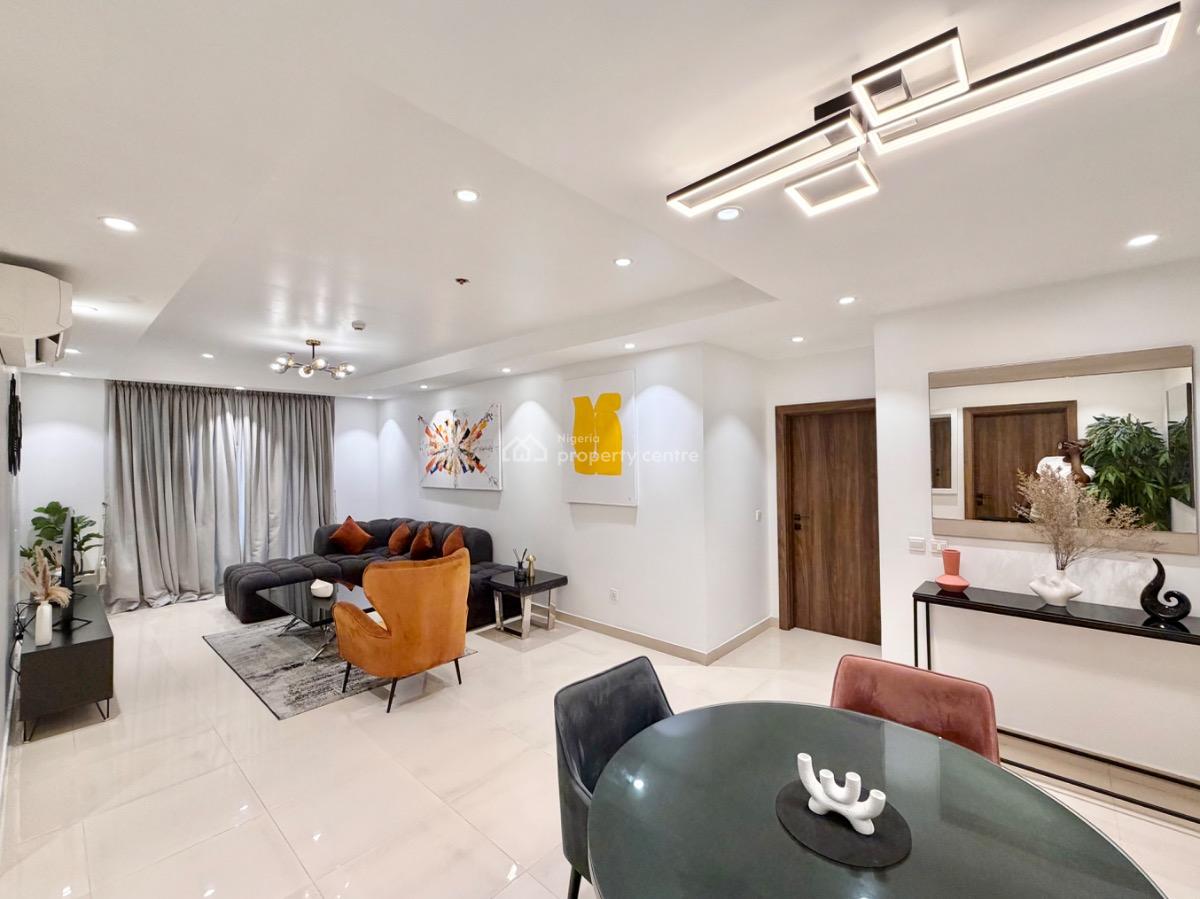 Sea View 2-bedroom Fully Furnished Apartment, Bluewater Residences / Sapphire Tower, Lekki Phase 1, Lekki, Lagos, Flat / Apartment for Rent