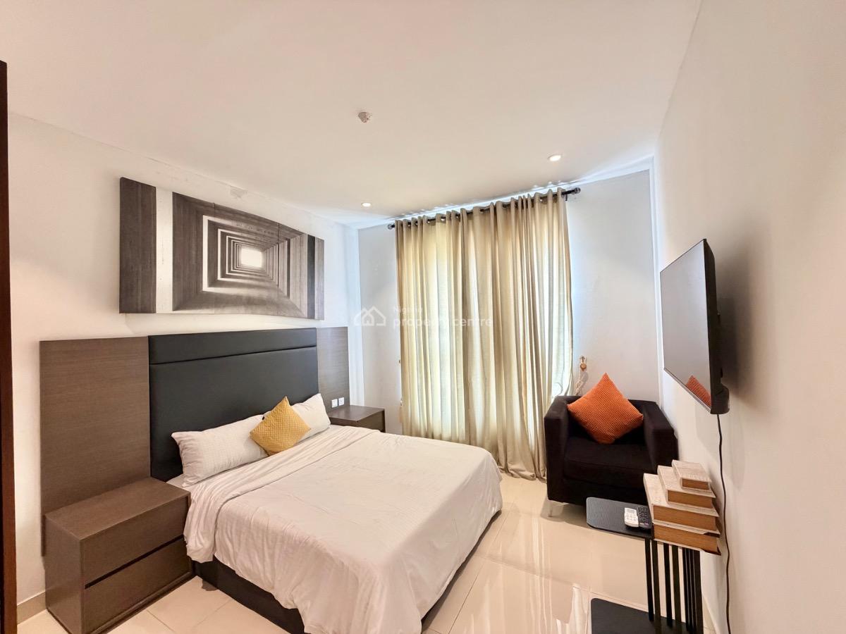 Sea View 2-bedroom Fully Furnished Apartment, Bluewater Residences / Sapphire Tower, Lekki Phase 1, Lekki, Lagos, Flat / Apartment for Rent