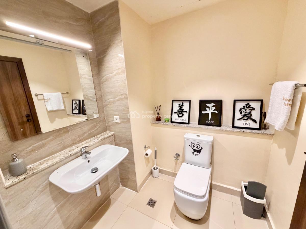 Sea View 2-bedroom Fully Furnished Apartment, Bluewater Residences / Sapphire Tower, Lekki Phase 1, Lekki, Lagos, Flat / Apartment for Rent