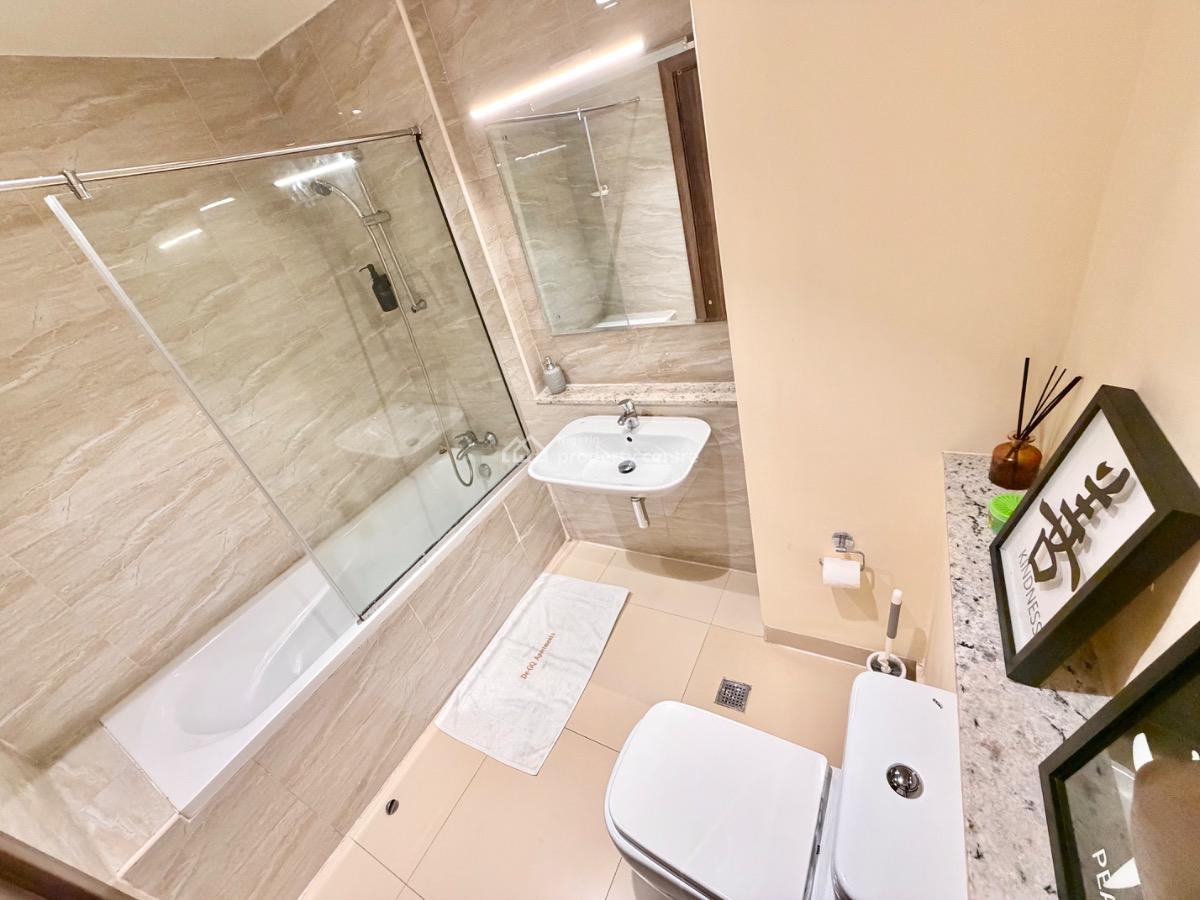 Sea View 2-bedroom Fully Furnished Apartment, Bluewater Residences / Sapphire Tower, Lekki Phase 1, Lekki, Lagos, Flat / Apartment for Rent