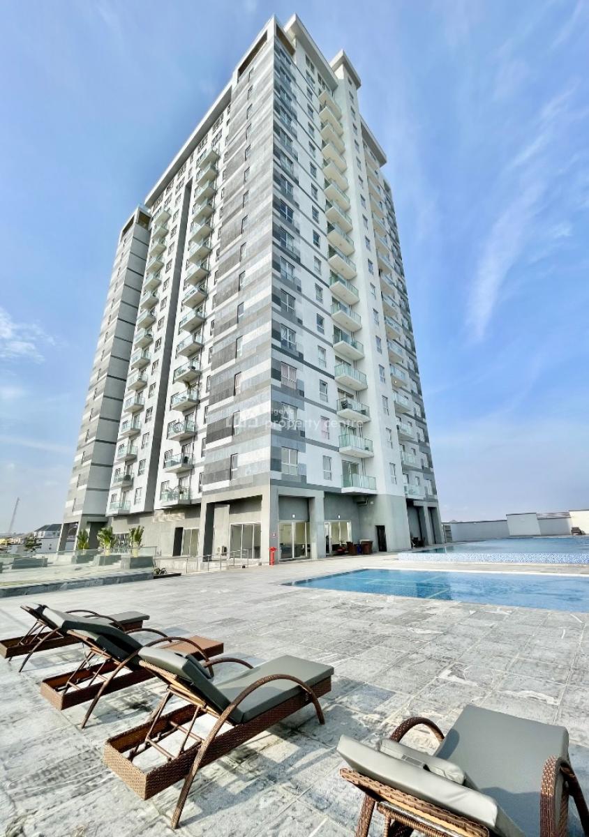 Sea View 2-bedroom Fully Furnished Apartment, Bluewater Residences / Sapphire Tower, Lekki Phase 1, Lekki, Lagos, Flat / Apartment for Rent