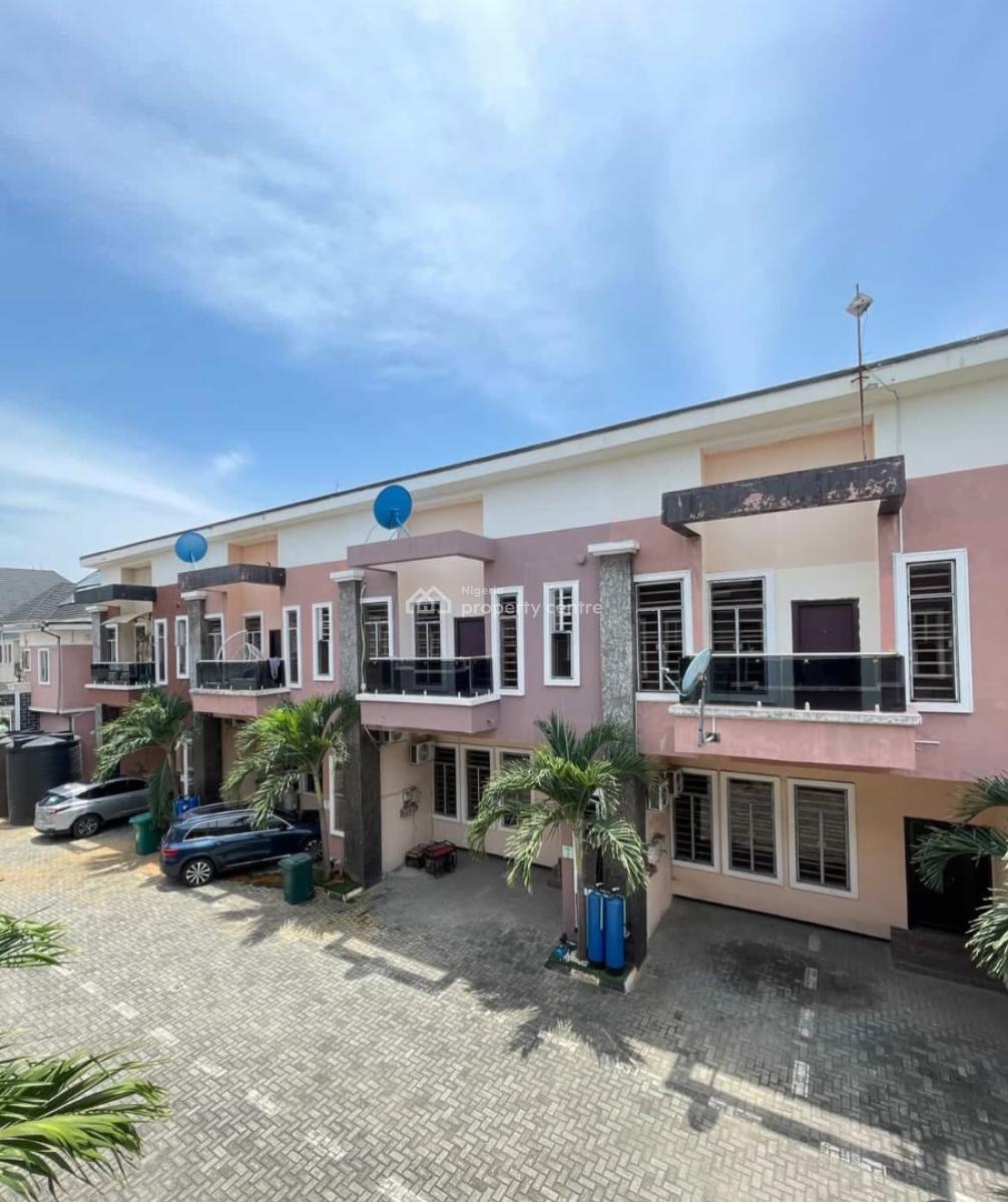 4bedroom Terrace Duplex, Chevron, Lekki, Lagos, Terraced Duplex for Rent