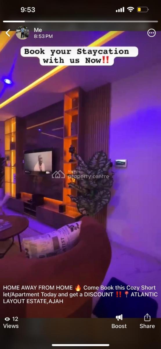 3 Bedroom Fully Furnished Duplex, Ajah, Lagos, Semi-detached Duplex for Rent