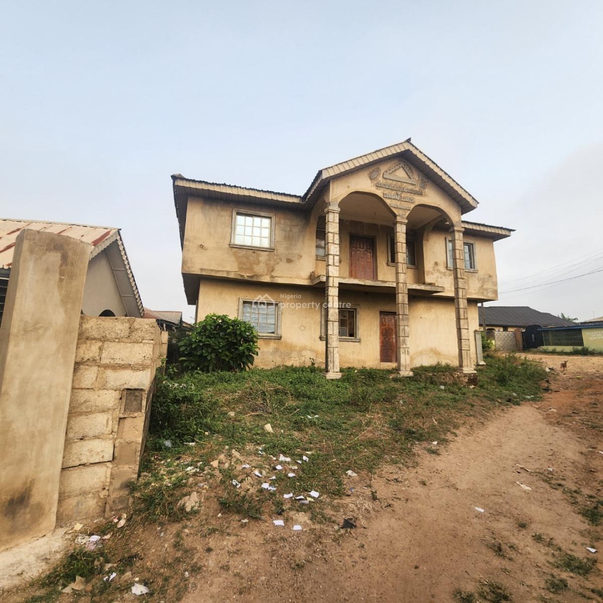 Standard 4 Bedroom Duplex, Odo Oba, Moniya, Ibadan, Oyo, Detached Duplex for Sale