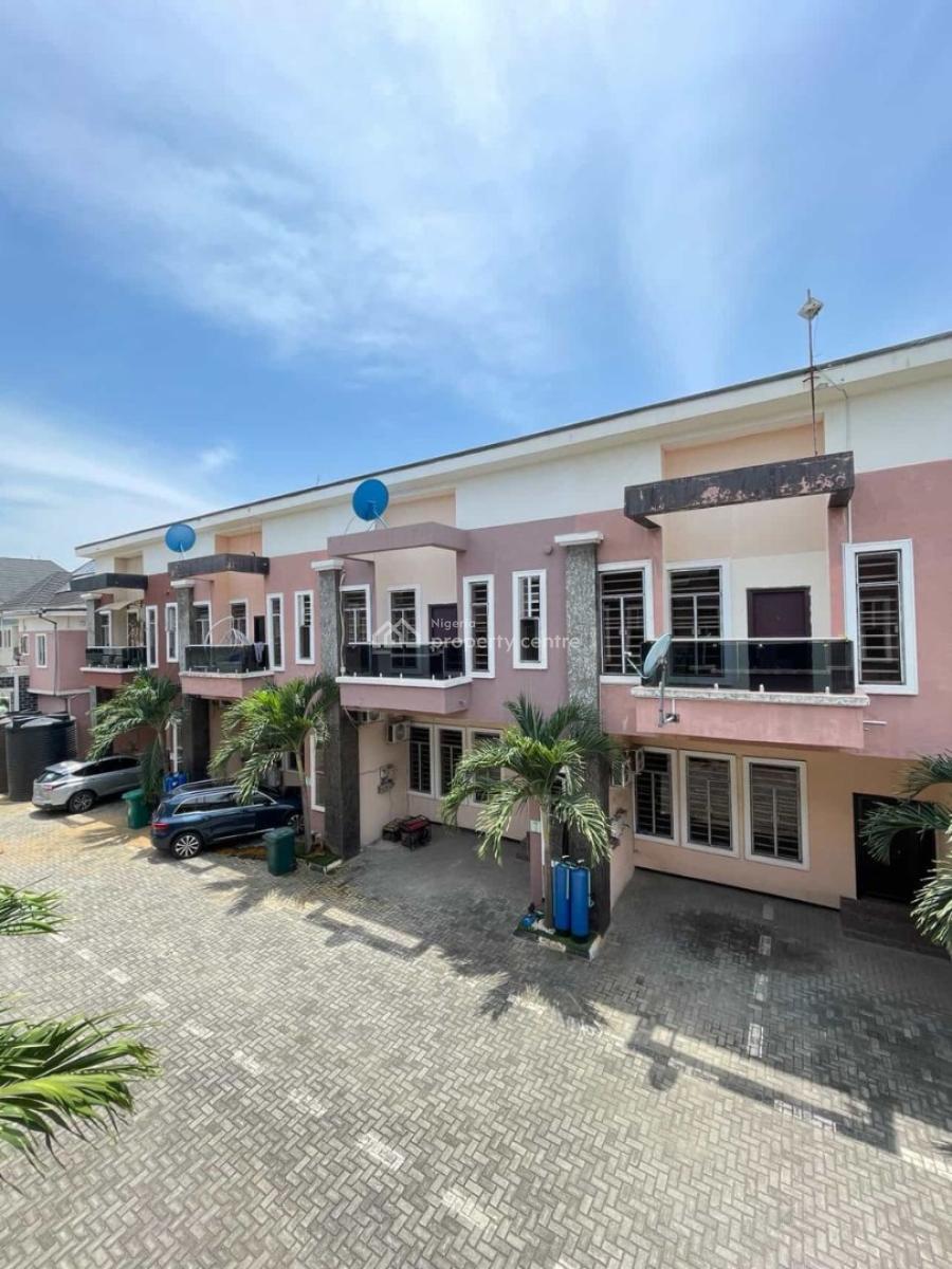 Spacious Well Built 4 Bedroom Terrece Duplex, Chevron Lekki Lagos, Lekki, Lagos, Terraced Duplex for Rent