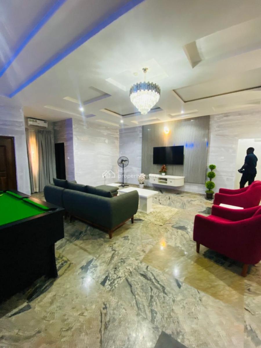 Serviced.and Furnished 3 Bedroom Flat, Jahi, Jahi, Abuja, Flat / Apartment for Rent