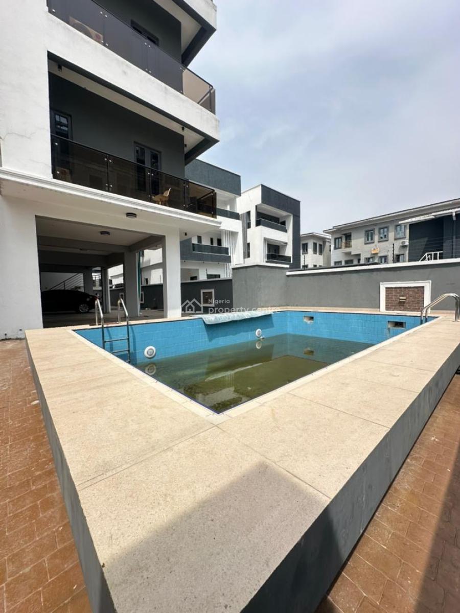 Well-maintained 2 Bedroom Apartment with Swimming Pool, Ikate, Ikate, Lekki, Lagos, Flat / Apartment for Rent
